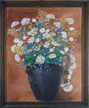 Blomsterstilleben by Mariana FALKMAN - auction artwork with signature