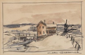 Landscape by Carl Frederick GAERTNER