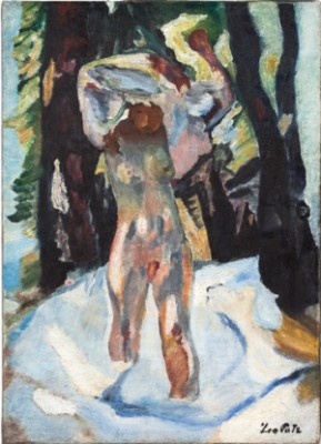 Aktstudie Zu Den Badenden Iv by Leo PUTZ