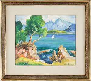 Kustlandskap by Dionis BENNASSAR - auction artwork with signature