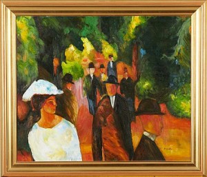 Parkpromenad by August MACKE