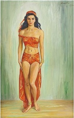Cissi Olsson Som Anitra I Peer Gynt by Nils Von DARDEL