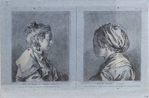 Tête De Femme De Chambre Finoise / Tête De Servante Moscovite by Louis Mari BONNET