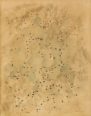 Composition by Antonio BANDEIRA - auction artwork with signature