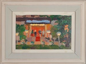 Brunnshuset by Riggert MUNSTERHJELM - auction artwork with signature