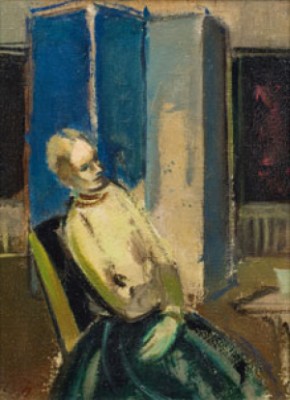 Seated Female by Joseph FLOCH