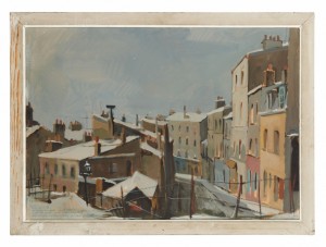 Paris Les Toits by Tullio CRALI - auction artwork with signature