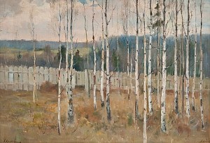 Birches by Alexandre Grigorievich ORLOV