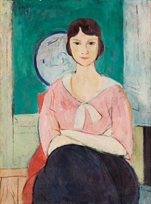 Modell I Rosa Blus by Einar JOLIN
