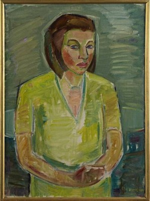 Sittande Kvinna by Alvar LUNDIN - auction artwork with signature
