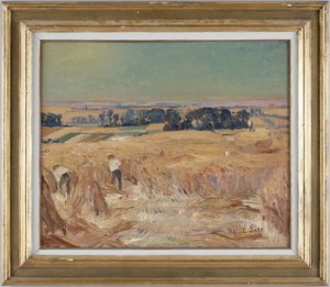 Skördelandskap by Marcel PIRE - auction artwork with signature