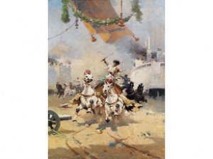 Das Biga-rennen In Der Römischen Arena by Alfredo TOMINZ - auction artwork with signature