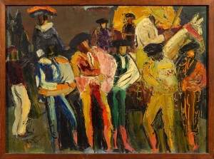 Les Toreadors by Pierre AMBROGIANI - auction artwork with signature