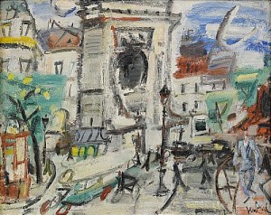 La Porte Saint-denis by Paul GEN - auction artwork with signature