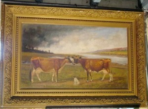 Kissing Cows by Henry Herman CROSS