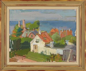 Hus Vid Havet by Gustav ROSENGREN - auction artwork with signature