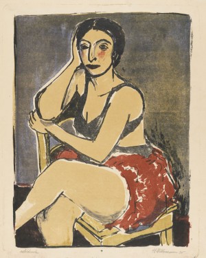 Sitzende Frau by Heinrich WILDEMANN - auction artwork with signature
