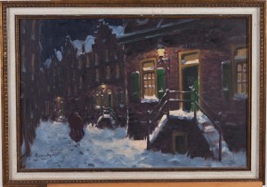 Evening Street Scene by Arnout Van GILST