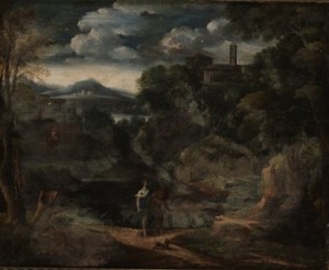 Antikiserande Landskap Med Figurer by Gaspard DUGHET