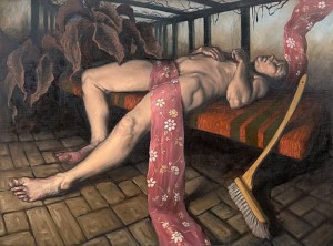 Floating Matress by Taneli STENBERG - auction artwork with signature