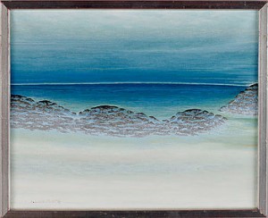 Kall Vinterbild by John G. LUNDBERG - auction artwork with signature