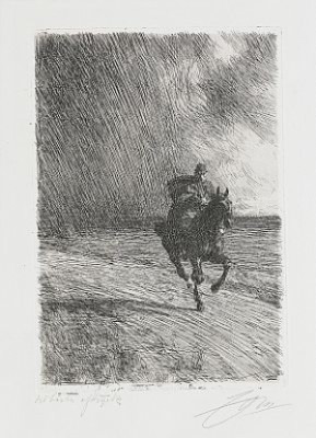 Oväder - Storm by Anders ZORN