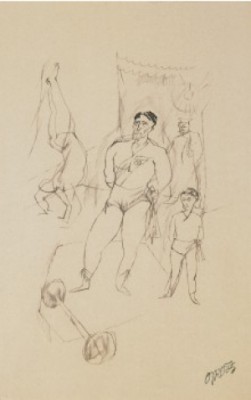 Untitled - Motiv Från Cirkus by George GROSZ