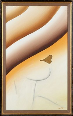 Kvinna I Hatt by Erich FUCHS - auction artwork with signature