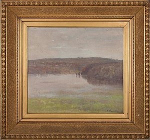 Landskap by Helga NUMELL - auction artwork with signature