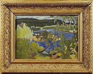 Landskapsbild by Arvid ÖSTRÖM