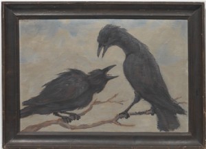 Two Crows by Andreas EINBERGER - auction artwork with signature