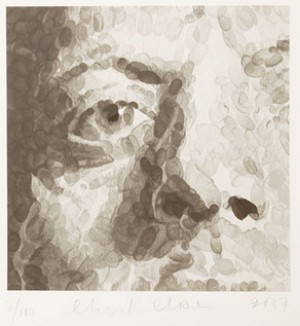 Phil Fragment by Chuck CLOSE