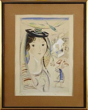 Tre Unga Portugisiskor by Mily POSSOZ - auction artwork with signature