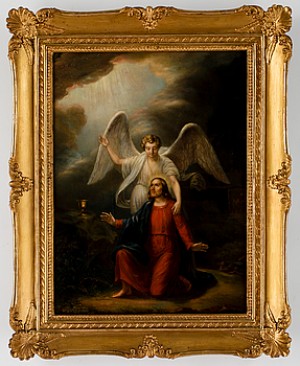 Jesus Med ärkeängel, Trol Mikael Och Sista Kalken by Uno ANGERSTEIN - auction artwork with signature