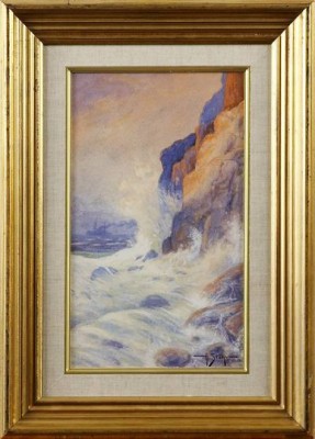 Kustlandskap Med Båt by Alvin STÖHR