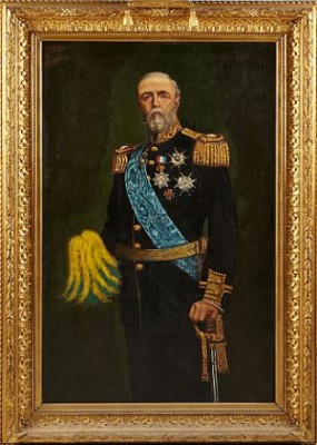 Porträtt Av Oscar Ii by Carl Gabriel WADELL