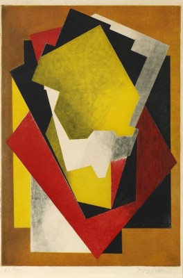 Composition, (lit: Ginestet/pouillon E660) by Jacques VILLON