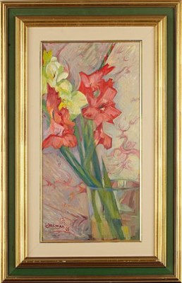 Blomsterstilleben by Einar NERMAN