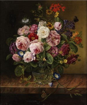 Blumenstilleben by Gottfried Wilhelm VÖLCKER - auction artwork with signature