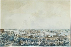Stockholm Sedt Från Mose Backe På Södermalm by Johan Fredrik MARTIN