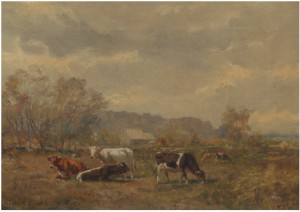 Cows Grazing by Thomas Bigelow CRAIG