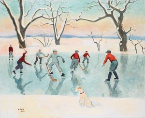 Hockeyspelare by Einar JOLIN