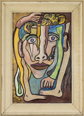 Figurkomposition by Josef Dubiel Von LERACH - auction artwork with signature