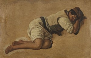 Schlafender Junge by Franz Ludwig CATEL