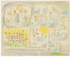 Composition Avec Des Gens by Roberto MATTA