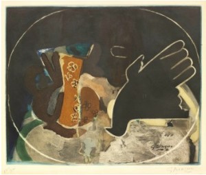 Pichet Et Oiseau by Georges BRAQUE