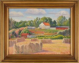 Höhässjning Vid Frösunda by Carl KALDÉN - auction artwork with signature
