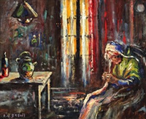Comtadine Au Salon by Gabriel BREUIL