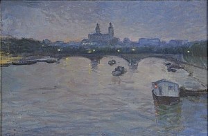 Skymning över Seine - Paris by Märta TYNELL