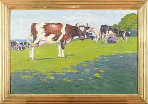 Boskapen Mjölkas by Friedrich MISSFELDT - auction artwork with signature